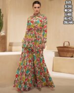 Beautiful Neck Pattern And Embroidered Designer Sarara Pair To Wear In Occasion