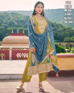 Real Chinon And Roman Silk Heavy Designer Trendy Salwar Suit Collections For Wedding To Wear