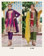 Elegance Stitched Premium Silk Salwar Suits With Beautiful Embroidery Increases Your Festival Preferences