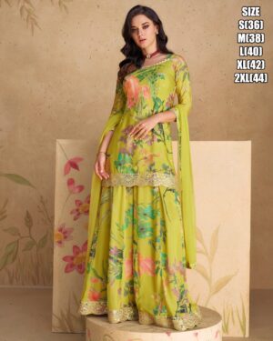 Designer Party Wear Made With Real Chinon Silk Are Gorgeous Suits That Are Perfect For All Occasions