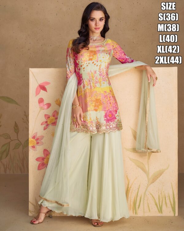 Designer Party Wear Made With Real Chinon Silk Are Gorgeous Suits That Are Perfect For All Occasions