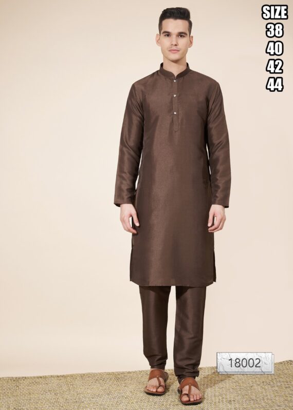 Presenting Our New Wedding Wear Men's Pure Silk Kurta With Pajama