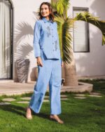 With Style And Comfort Our Premium Denim Cotton Based Cord-Sets Collection