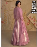 Your Choice And Our Latest Georgette Embroidery Work Gown Featuring The Look Prettiest With a Dupatta