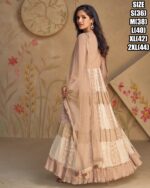 Your Choice And Our Latest Georgette Embroidery Work Gown Featuring The Look Prettiest With a Dupatta