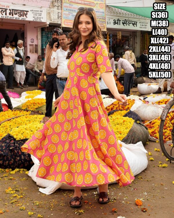 Stylish Digital Printed Rayon Maxi Dresses They Are Perfect To Casual Wear