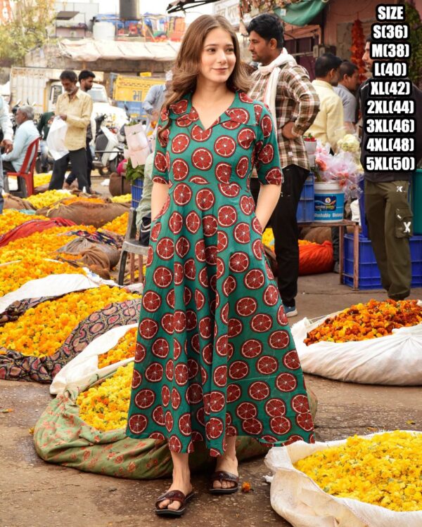 Stylish Digital Printed Rayon Maxi Dresses They Are Perfect To Casual Wear