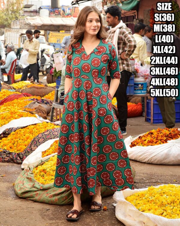 Stylish Digital Printed Rayon Maxi Dresses They Are Perfect To Casual Wear
