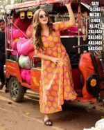 Stylish Digital Printed Rayon Maxi Dresses They Are Perfect To Casual Wear