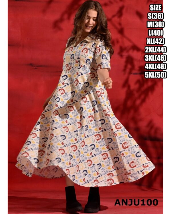 Stylish Digital Printed Rayon Maxi Dresses They Are Perfect To Casual Wear