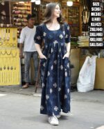 Stylish Digital Printed Rayon Maxi Dresses They Are Perfect To Casual Wear