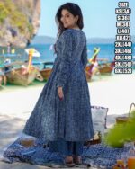 Presents This Three Piece Beautiful Printed Designer Anghrakha Kurti, Plazzo With Dupatta Collection