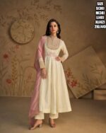 Heavy Designer Wedding Wear Embroidery Indian And Pakistani Style Anarkali Salwar Suits For Ladies
