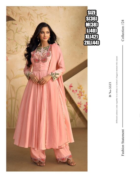 Heavy Designer Wedding Wear Embroidery Indian And Pakistani Style Anarkali Salwar Suits For Ladies