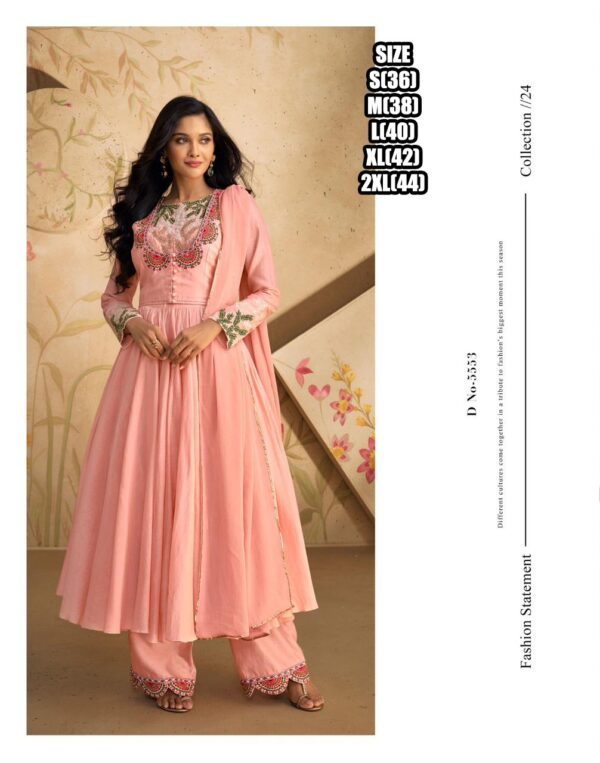 Heavy Designer Wedding Wear Embroidery Indian And Pakistani Style Anarkali Salwar Suits For Ladies