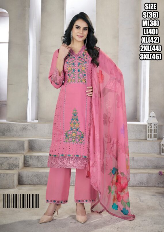 Collection Of Trendy Roman Silk Kurti Sets With Dupatta That Is Fantastic And In Gorgeous