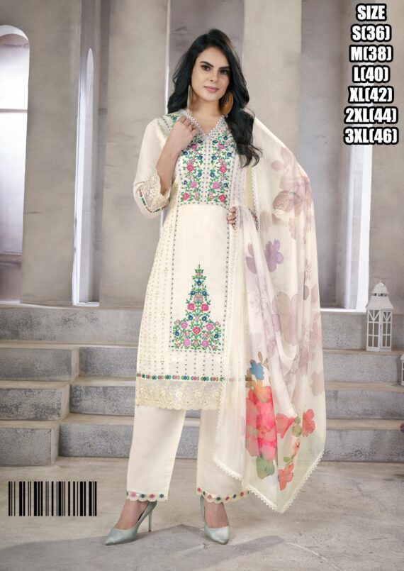 Collection Of Trendy Roman Silk Kurti Sets With Dupatta That Is Fantastic And In Gorgeous