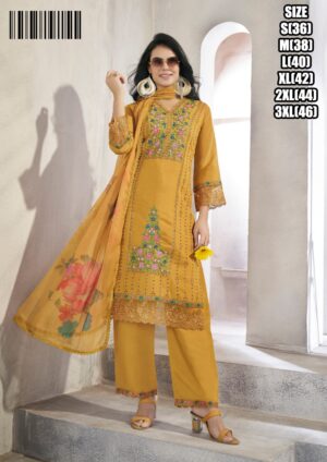 Collection Of Trendy Roman Silk Kurti Sets With Dupatta That Is Fantastic And In Gorgeous