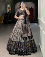 Shop Now Navratri Traditional Semi Stitch Lehenga Choli For Raas Garba Wear