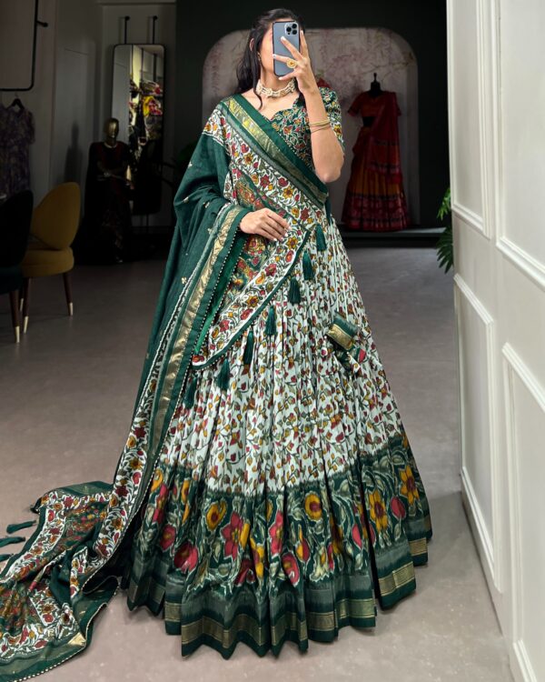 Shop Now Navratri Traditional Semi Stitch Lehenga Choli For Raas Garba Wear