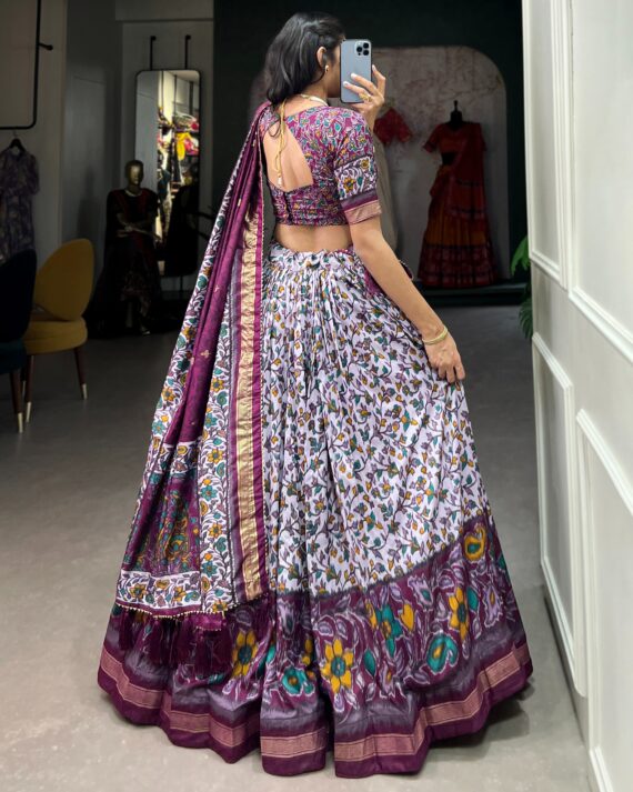 Shop Now Navratri Traditional Semi Stitch Lehenga Choli For Raas Garba Wear