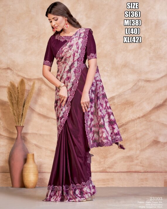 Buy From This Saree Collection Of Ready To Wear Stitched Saree Blouse In Latest Designs And Patterns