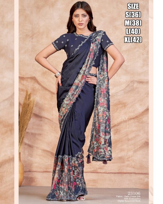 Buy From This Saree Collection Of Ready To Wear Stitched Saree Blouse In Latest Designs And Patterns