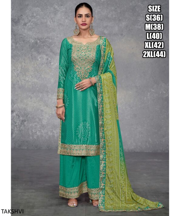 Real Chinon Plazo Sets Are Three Piece Sets Women's To Wear That Are Perfect For Wedding Ceremony