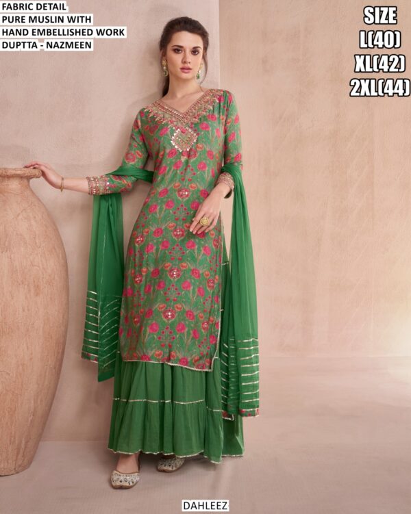 Buy Online! Function Special Designer Readymade Outfits (Kurta With Attached Lehenga And Dupatta)