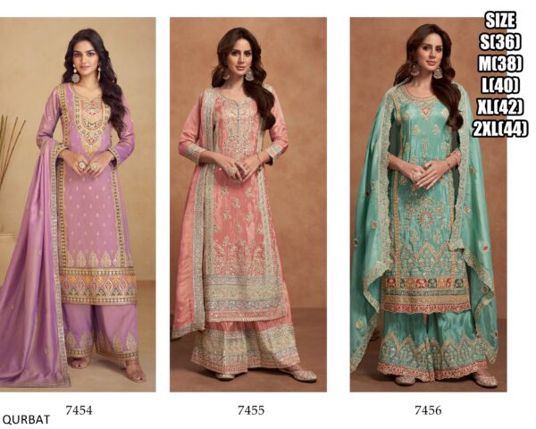Our Indian Wear Salwar Kameez Women's Collection Has Different Styles Of Plazo Suits Available