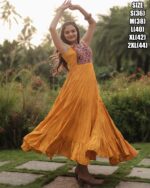 Best Ready To Wear Kutchi Gamthi Work Traditional Gown Dresses For Navratri 2024