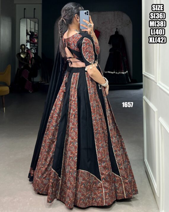 Collection For Women's Pure Cotton Chaniya Choli Set For Special Navratri Festival