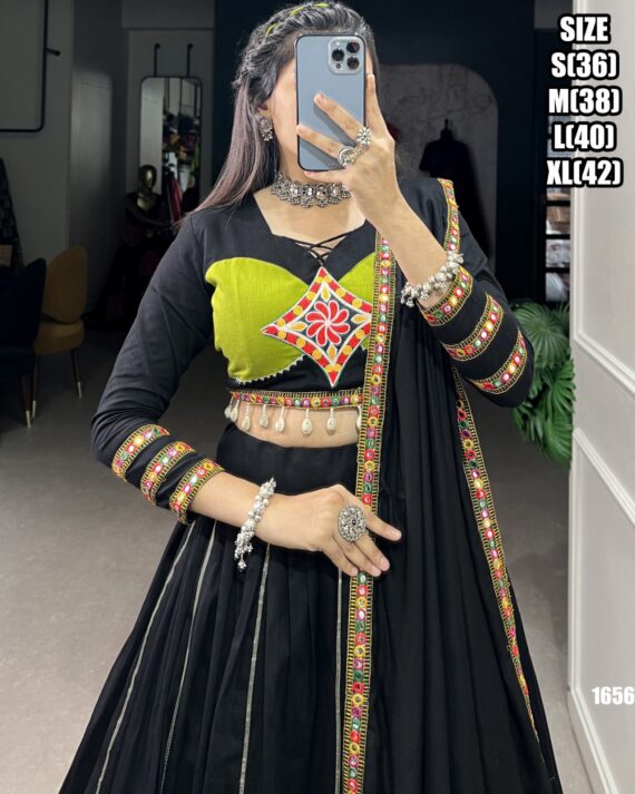 We Have a Wide Collections Of Navratri Festive Wear Cotton Attractive Lehenga Choli