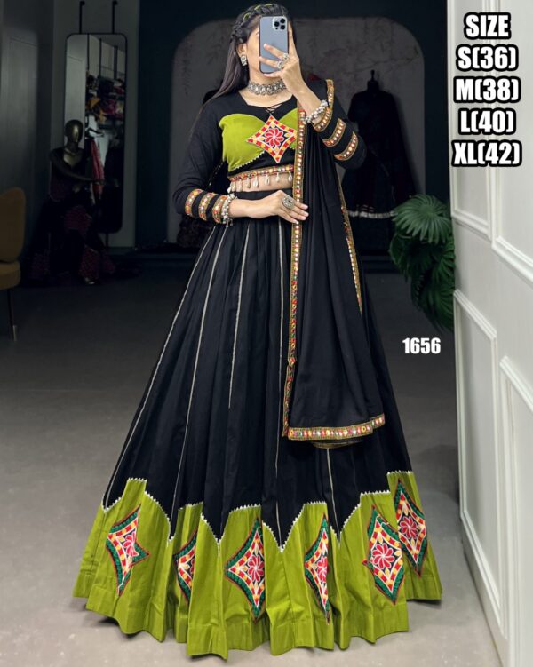 We Have a Wide Collections Of Navratri Festive Wear Cotton Attractive Lehenga Choli