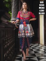 Colourful Heavily Embroidered Kedias And Tulip Pants In Pure Khadi, Navratri Garba Dresses Available