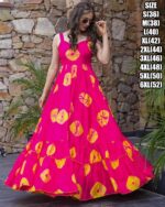 Presents This Stunning Beautiful Digital Printed Ethnic Wear Fully Flared Gown Set Collection