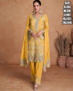 Our New Real Chinon Salwar Suit Is Just Perfect For All Wedding Functions And Festivities