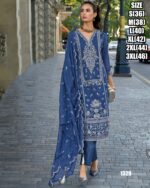 Buy The New Soft Organza Excellent Embroidery Work Kurti, Dupatta With Pant Set From Ethnicrang