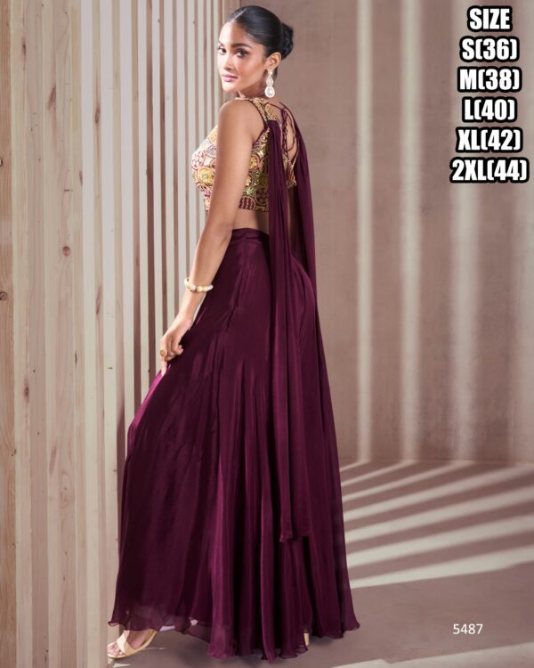 This Crop Top And Plazo Set Is a Perfect Ensemble For a Elegant Party Style Appearance