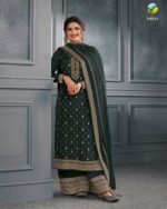 Salwar Suits Are The Self Weaved Embroidered Suits Which Are Suitable For Wedding Wear