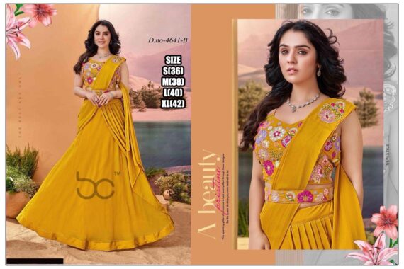 Women's Wear Beautiful Designer Stitched Georgette Crop Top, Skirt And Dupatta With Belt For Wedding Or Party