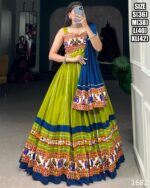 Shop Navratri Special Cotton Gamthi Work With Original Mirror Work Chaniya Choli In Best For Women