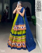 Shop Navratri Special Cotton Gamthi Work With Original Mirror Work Chaniya Choli In Best For Women