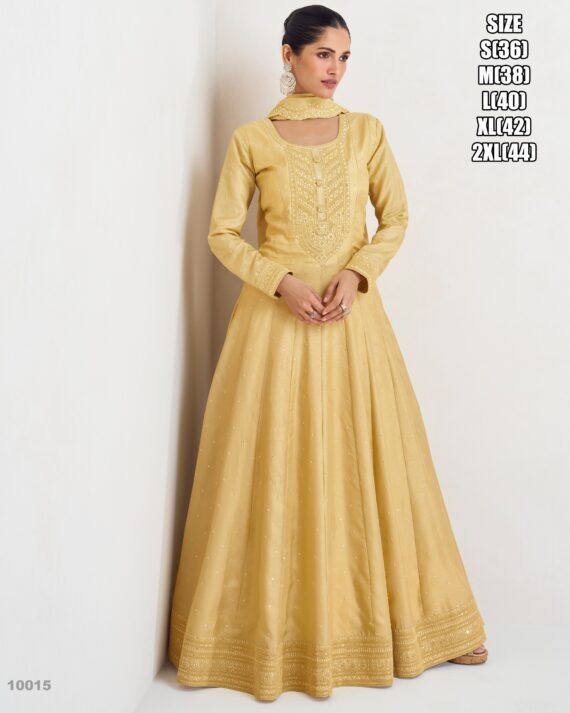 Our New Arrival Premium Silk Two Piece Gown Collection For The Very Best For Women