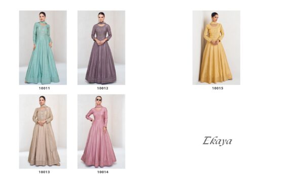 Our New Arrival Premium Silk Two Piece Gown Collection For The Very Best For Women