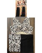 Women Designer Georgette Party Wear Crop Top With Skirt And Shrug Set, Indo Western Ethnic Set