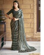 Ethnicrang Presenting Tie Dye Printed Designer Satin Silk Sarees