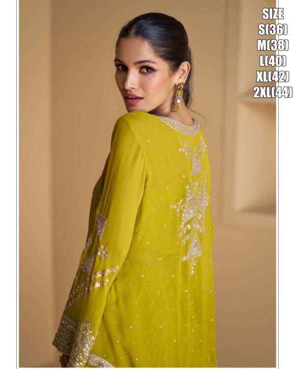 Our Stylish Georgette Short Shrugs With Plazo And Crop Top Set For Women, Our Exclusive Trendy Outfits Buy Now!