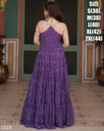 New Designer Navratri Special Faux Georgette Gown In Bandhani Print Work With Kutchi Patchwork