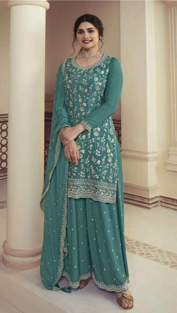 Shop Stunning Embellished Chinon Salwar Kameez At Attractive Designs, This Collection Is Perfect For Wedding Wear